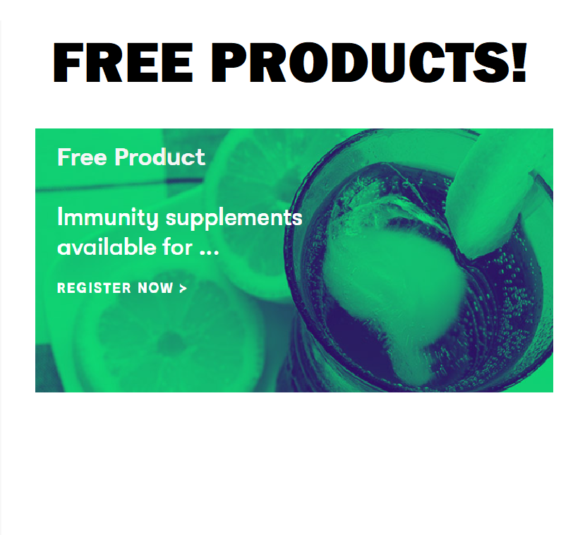 Image FREE Immunity Supplements, Dental Care Products & MORE! 