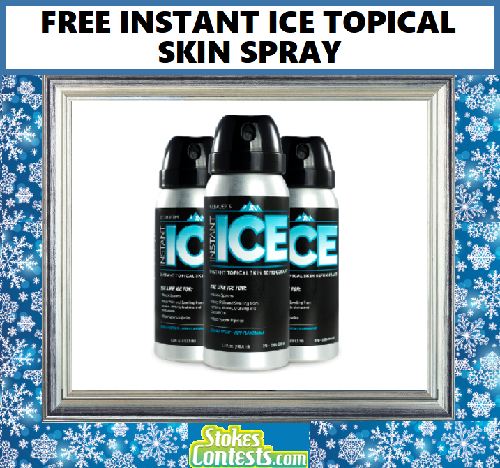 Image FREE Instant Ice Topical Skin Spray Sample