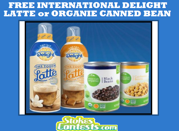 Image FREE International Delight Latte OR Organic Canned Bean TODAY ONLY!