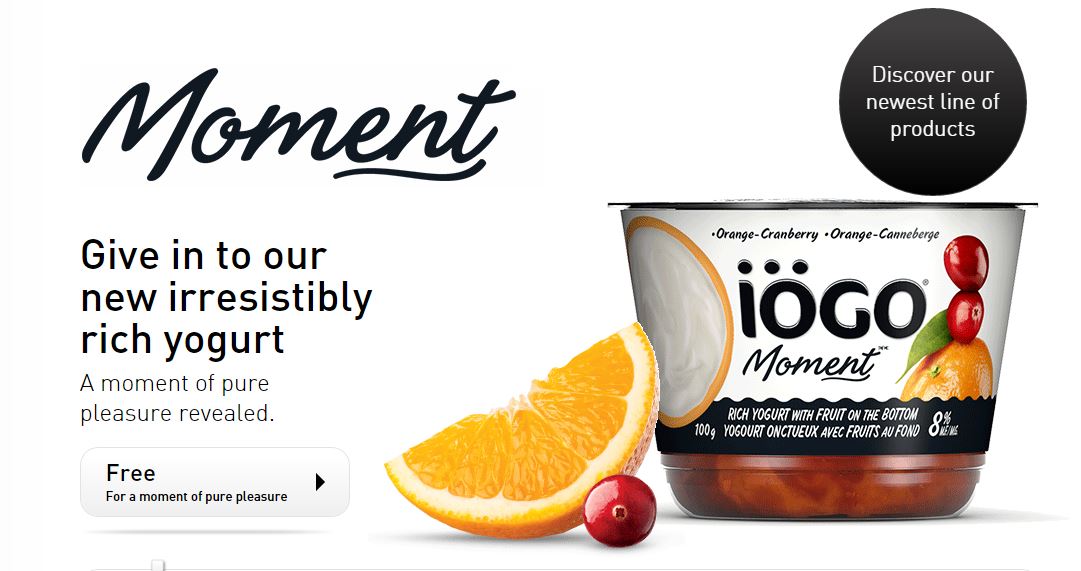 Image FREE IÖGO Moments Yogurt