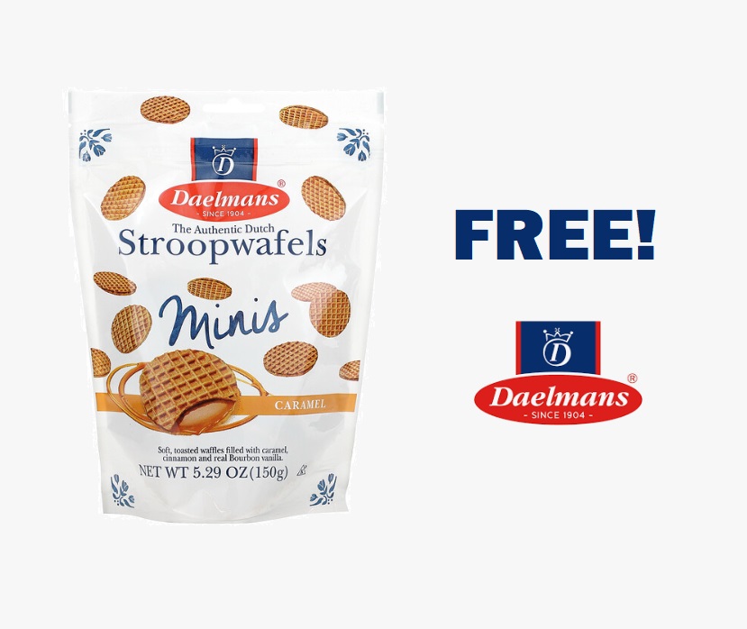 Image FREE Irresistible Daelmans Mini Caramel Stroopwafels