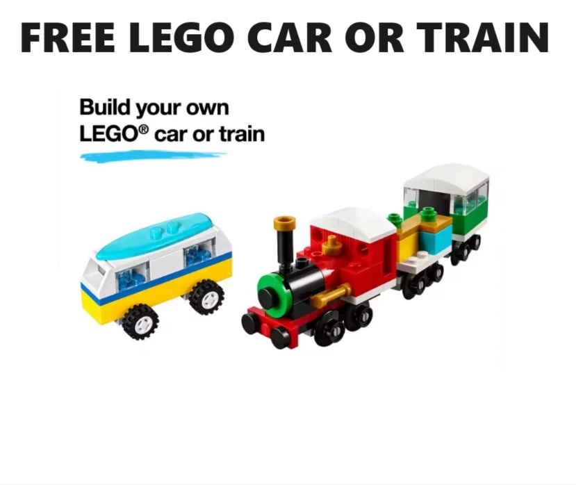 Image FREE LEGO Car or Train Build Event at JCPenney