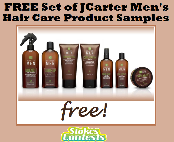 Image FREE Set of JCarter Men's Hair Care Product Samples