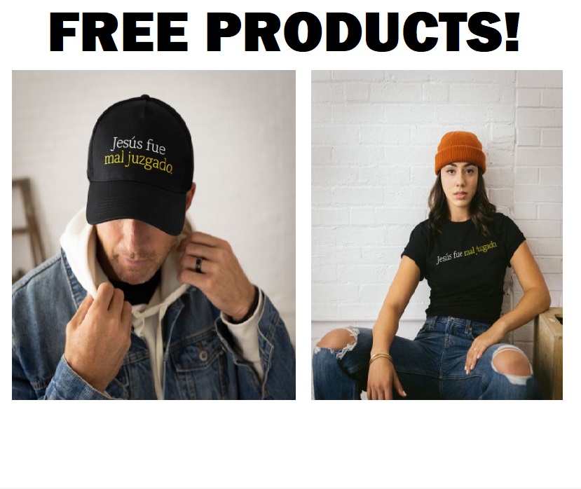 Image FREE Jesus T-Shirt, FREE Hat & Stickers!