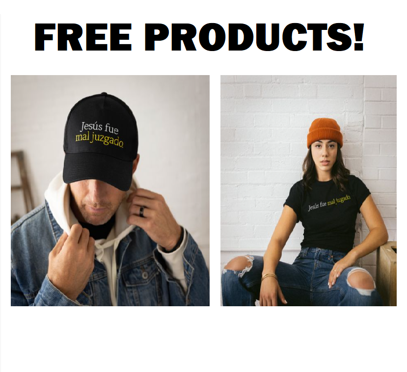 Image FREE Jesus T-Shirt, FREE Hat & Stickers