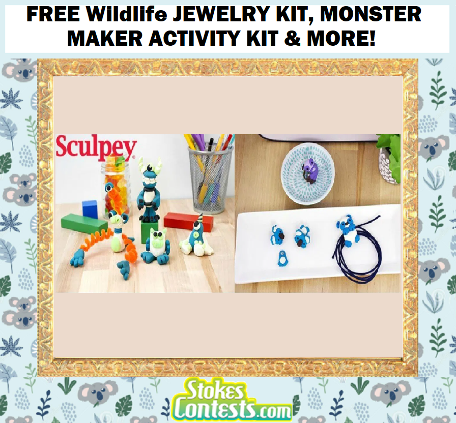 Image FREE Wildlife Whimsy Jewelry Activity Kit, Monster Maker Activity Kit & MORE!