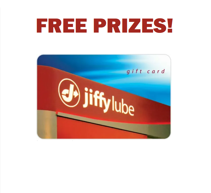 Image FREE Jiffy Lube Oil Change And Gift Cards