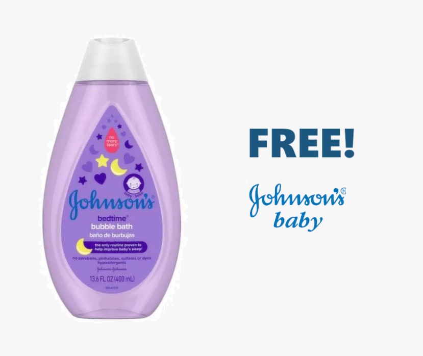 Image FREE Johnson’s Baby Bedtime Bubble Bath