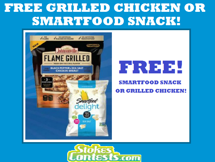 Image FREE Johnsonville Flame Grilled Chicken or Smartfood Snack TODAY ONLY! 