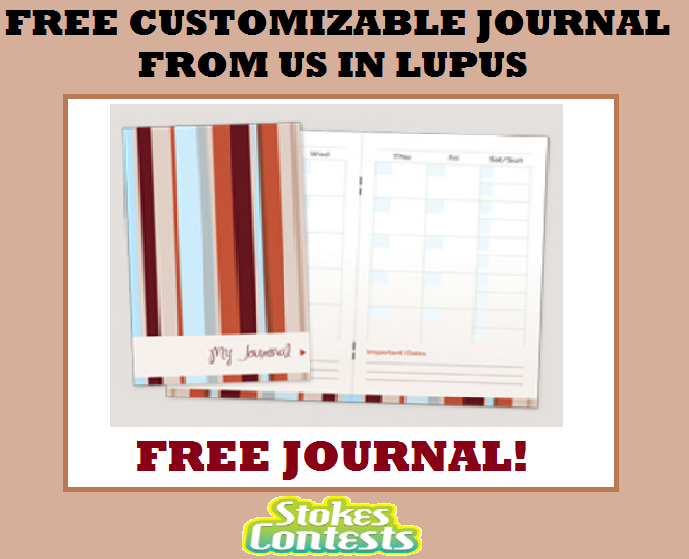 Image FREE Customizable Journal from US in Lupus