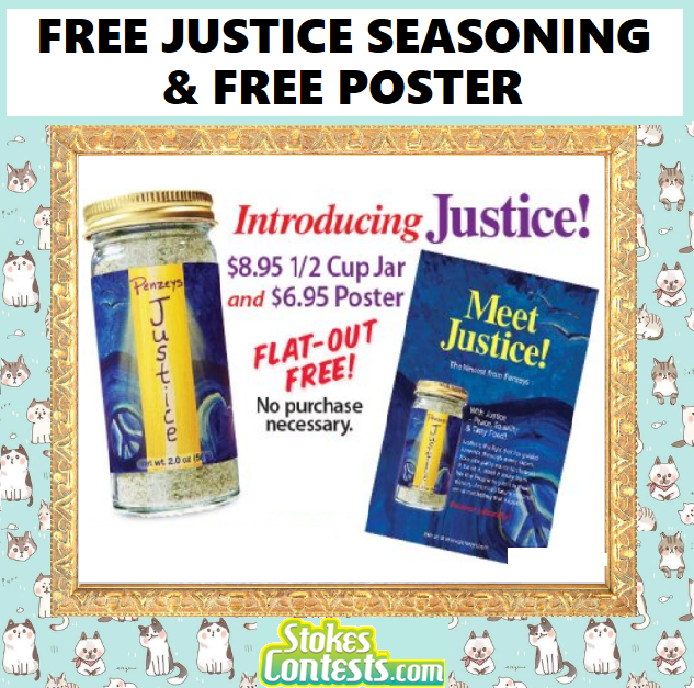 Image FREE Justice Seasoning & FREE Poster