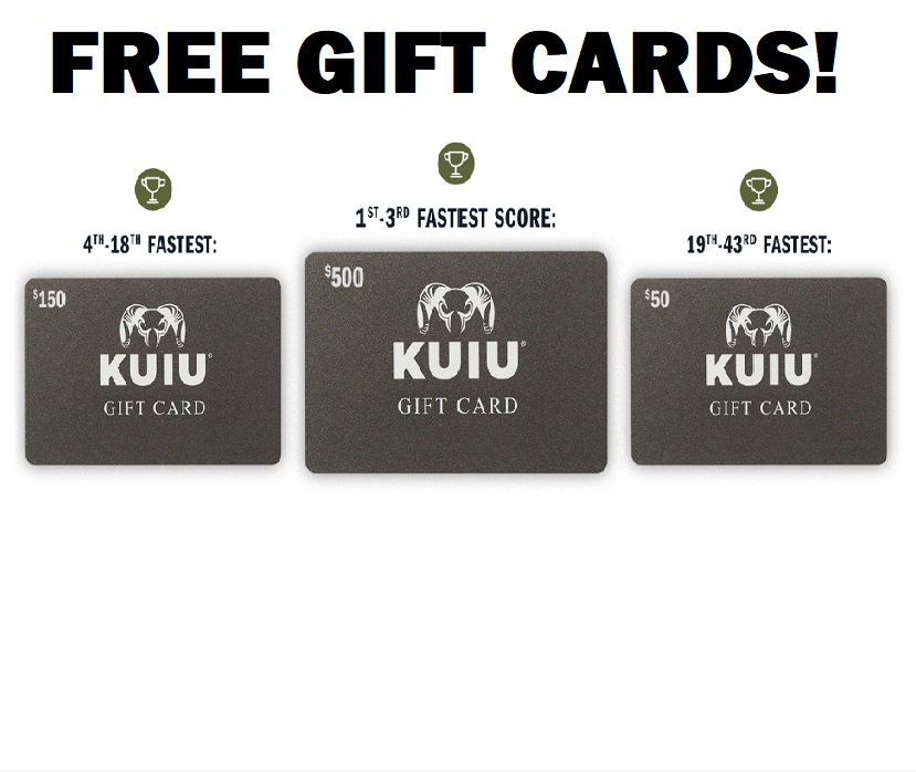 Image FREE $50-$500 KUIU Gift Cards!