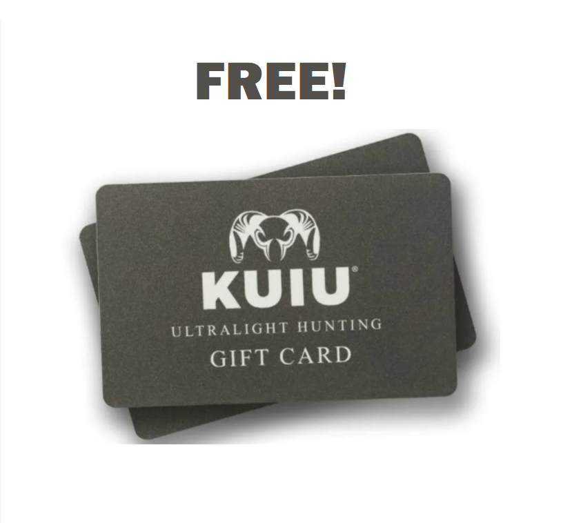 Image FREE $50-$500 KUIU Gift Cards