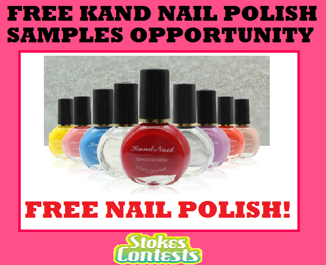 Image FREE Kand Nail Polish Samples Opportunity