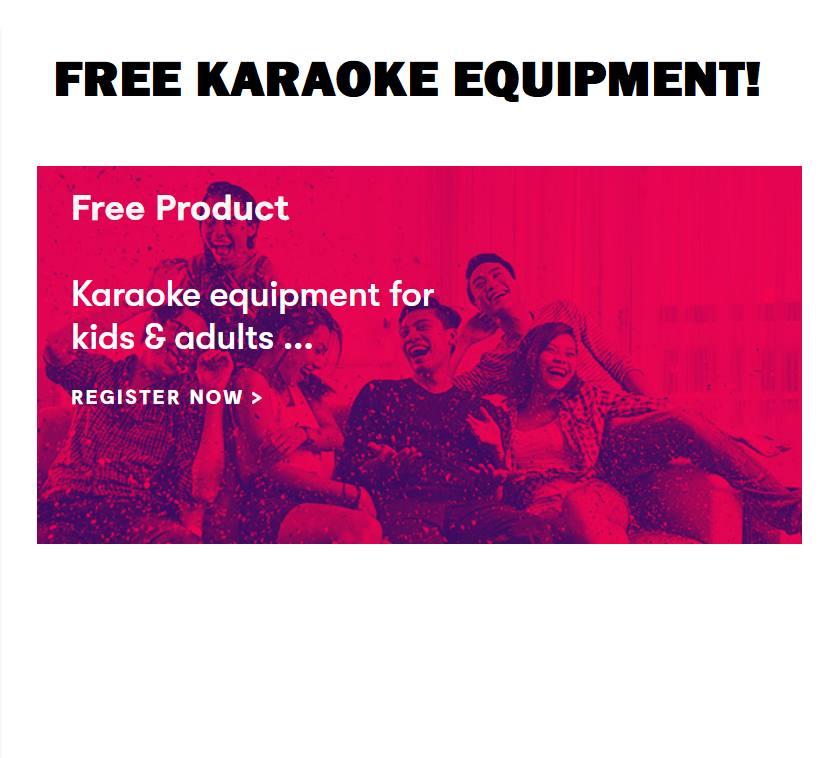 Image FREE Karaoke Equipment