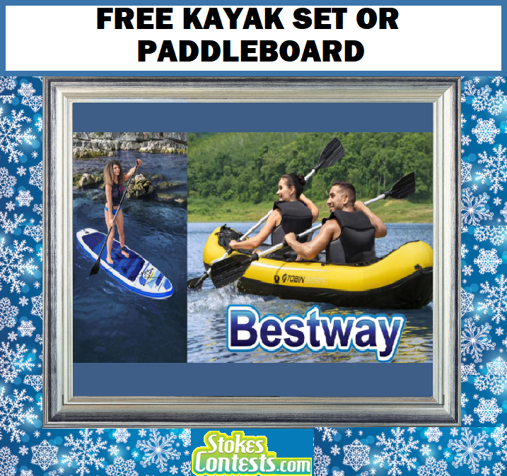 Image FREE Kayak Set or Paddleboard Valued at $225-$425+