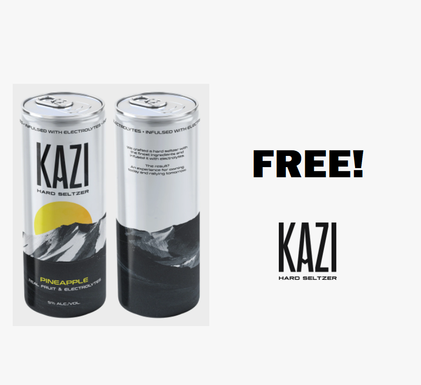 Image FREE KAZI Electrolyte-Infused Hard Seltzer