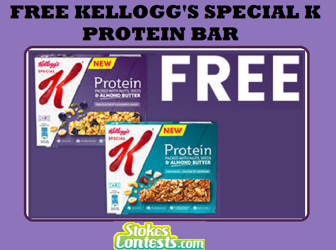 Image FREE Kellogg's Special K Protein Bars