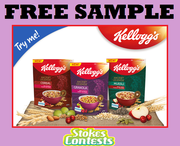 Image FREE Kellogg’s Ancient Legends Cereal Sample