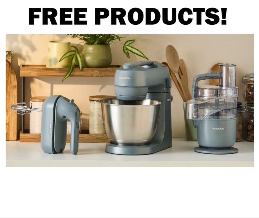 Image FREE Kenwood Kitchen Products! (must apply)