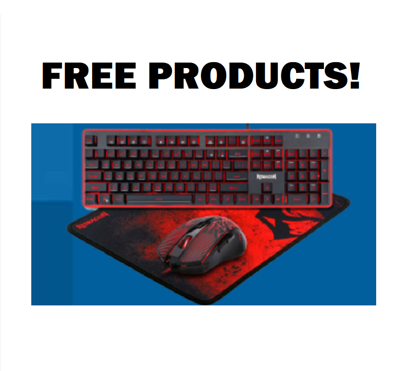 Image FREE Gaming Keyboard, Mouse & Mousepad