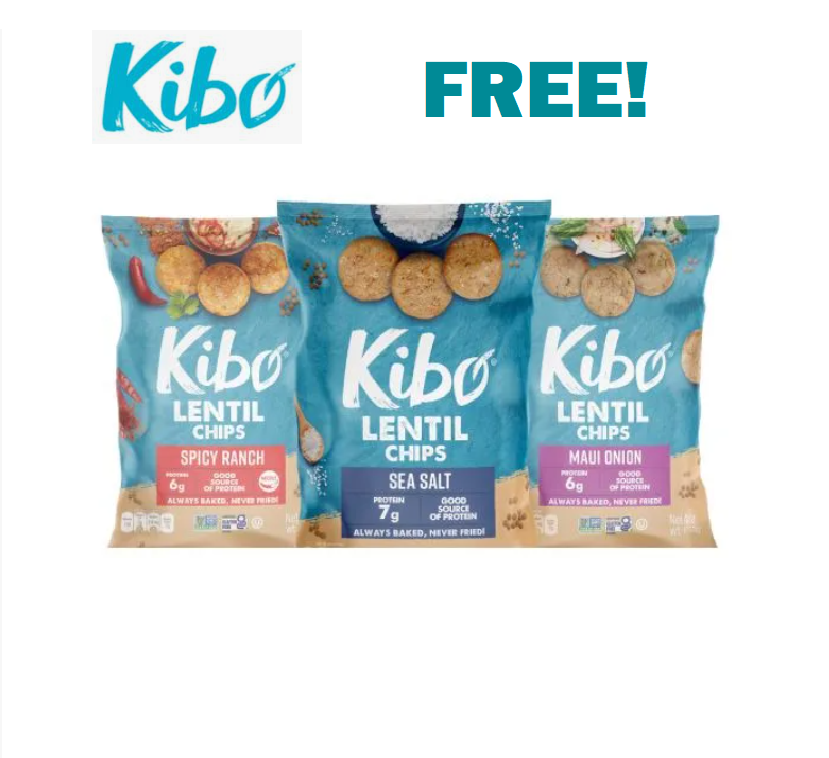 Image FREE Kibo Lentil Chips