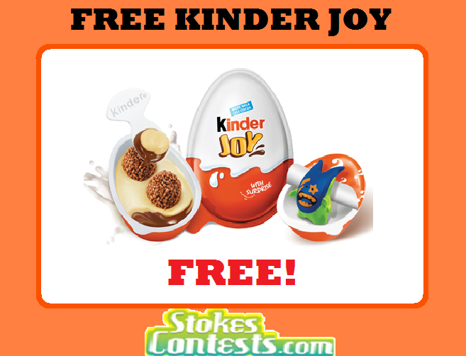 Image FREE Kinder Joy TODAY ONLY!