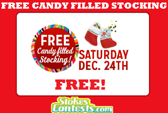 Image FREE Candy Filled Stocking TOMORROW ONLY!