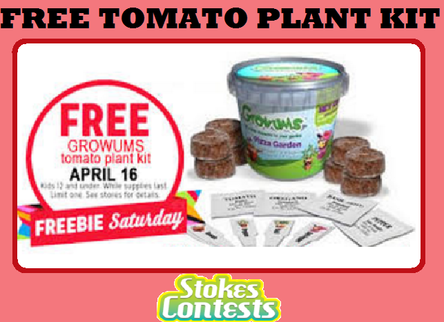 Image FREE Growums Tomato Plant Kit on APRIL 16!