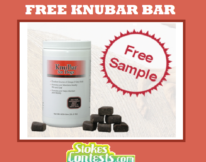 Image FREE KnuBar Healthy Pet Treat Sample