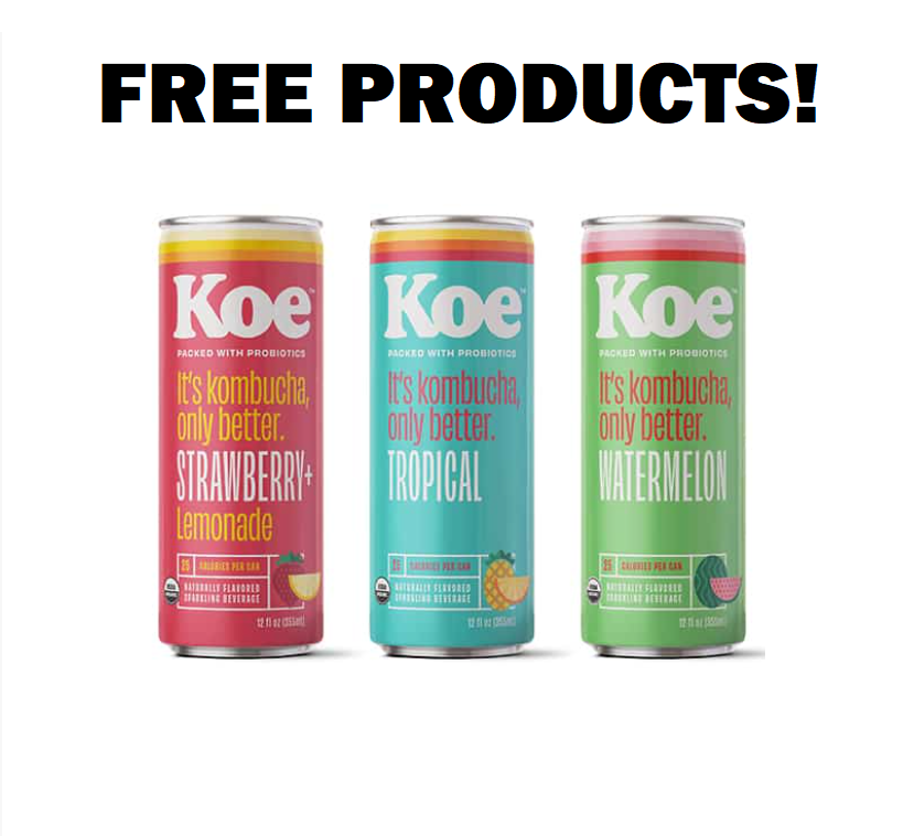 Image FREE Koe Kombucha, Coupons & FREE Makeup Bag