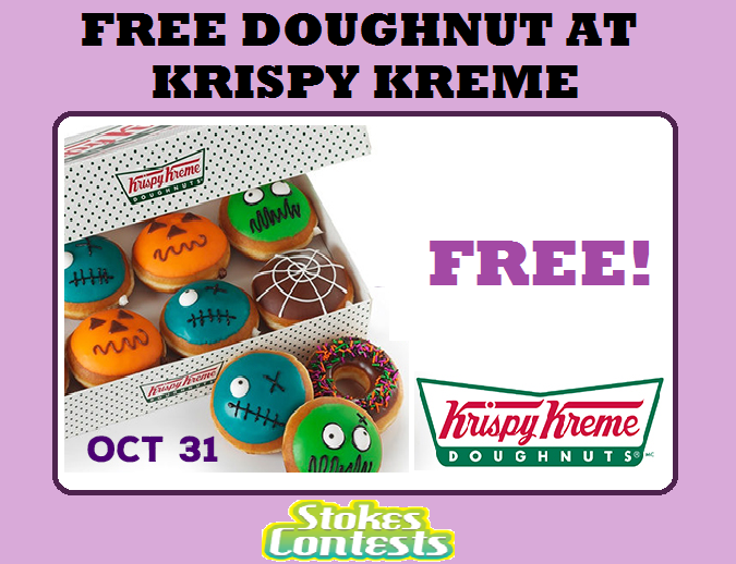 Image FREE Doughnut From Krispy Kreme TODAY ONLY!