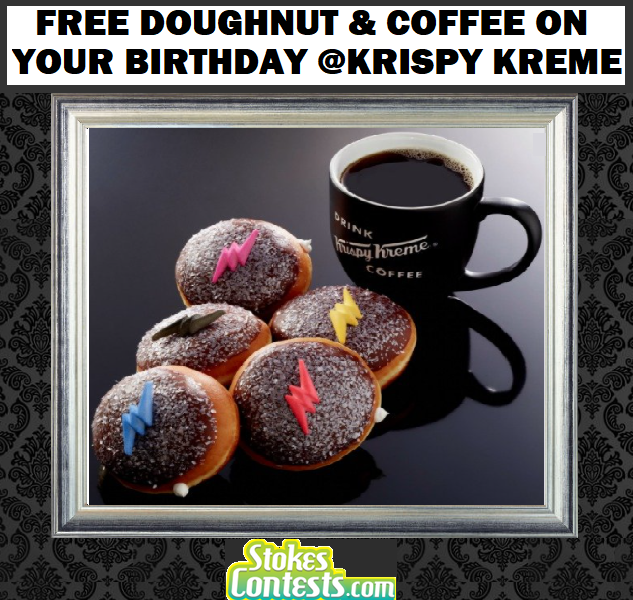 Image FREE Doughnut & Coffee On Your Birthday @Krispy Kreme