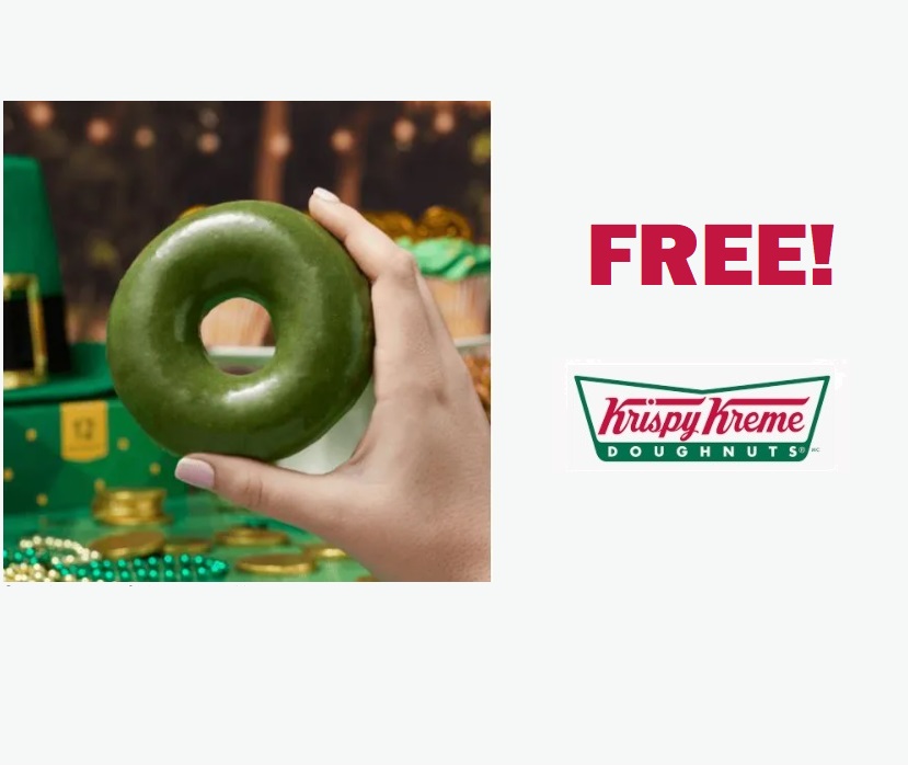 Image FREE Green O’riginal Doughnut at Krispy Kreme 