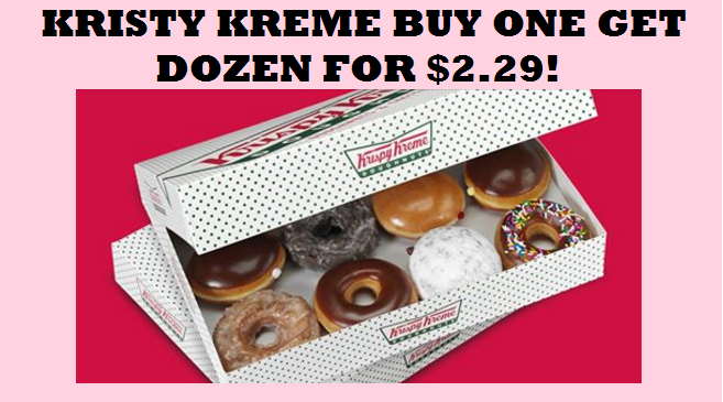 Image Krispy Kreme BOGO Dozen for $2.29 on Feb.29