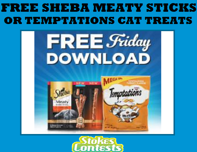 Image FREE Sheba Meaty Sticks or Temptations Cat Treats TODAY ONLY!