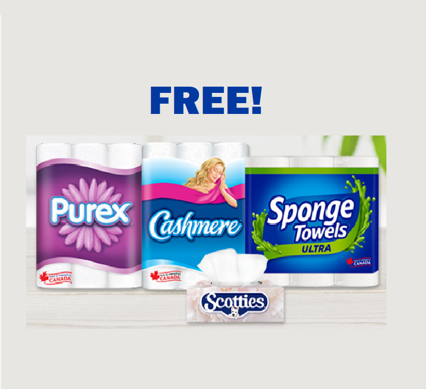 Image FREE Cashmere Bathroom Tissue, SpongeTowels & MORE!