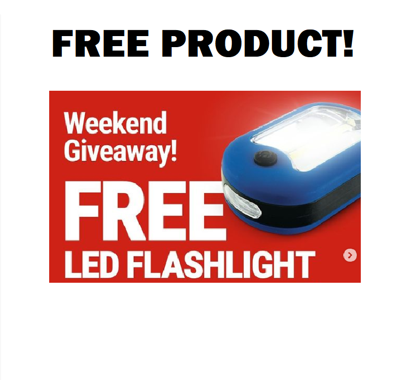 Image FREE LED Flashlight at Harbor Freight Stores