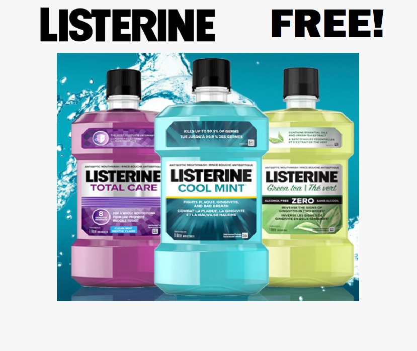 Image FREE Listerine Antiseptic Mouthwash 