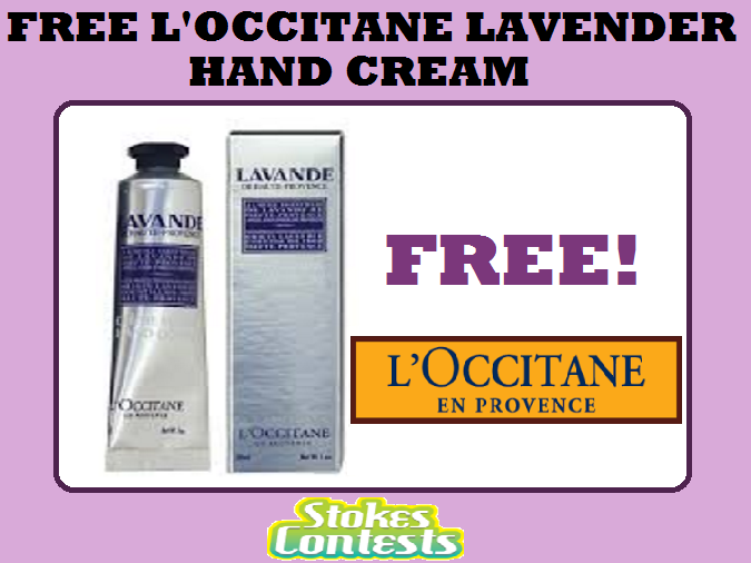 Image FREE L'Occitane Lavender Hand Cream Sample