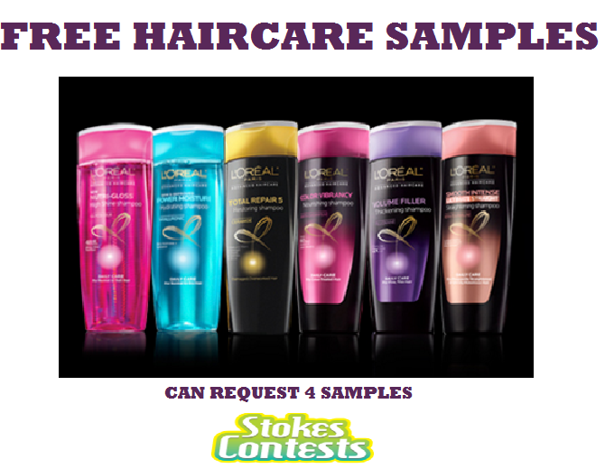 Image FREE L'Oreal Haircare Product Samples