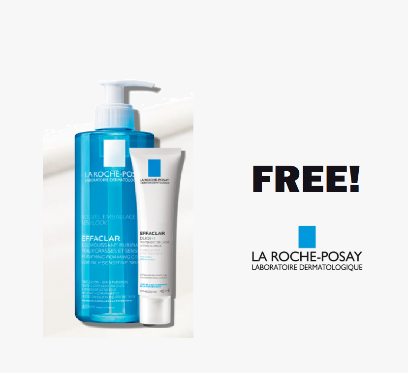 Image FREE La Roche-Posay Foaming Gel and Acne Treatment