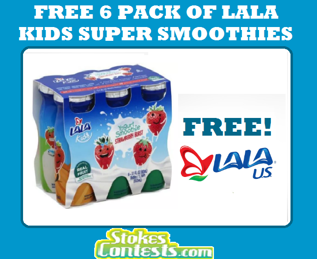 Image FREE 6 Pack of Lala Kids Super Smoothies