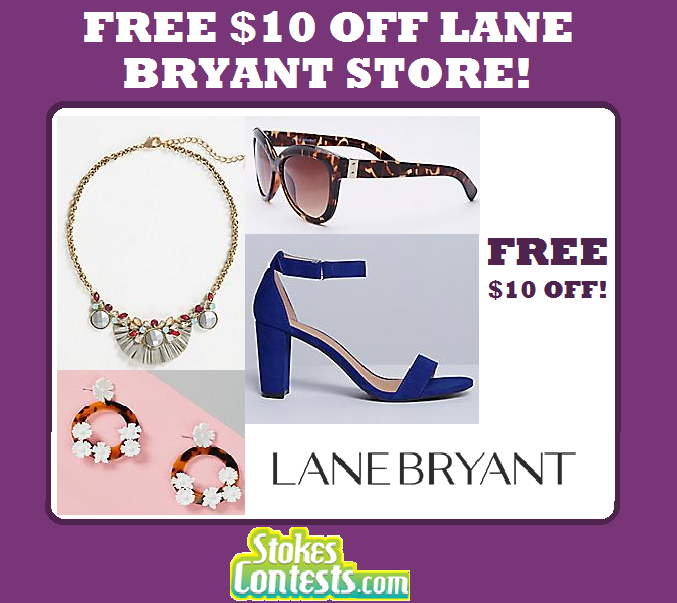 Image FREE $10 Off Lane Bryant In-Store Purchase