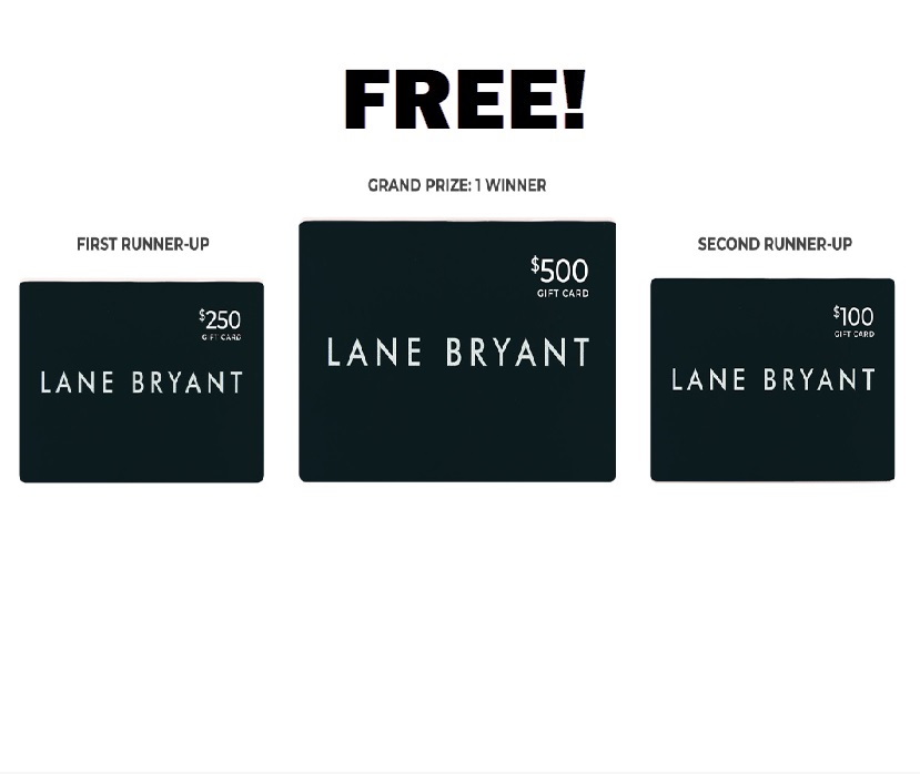 Image FREE $100-$500 Lane Bryant Gift Cards no.2