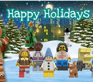 Image FREE Lego MiniFigure Holiday Postcard – Create And Share