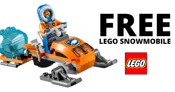 Image FREE LEGO Snowmobile Mini Model Build Event