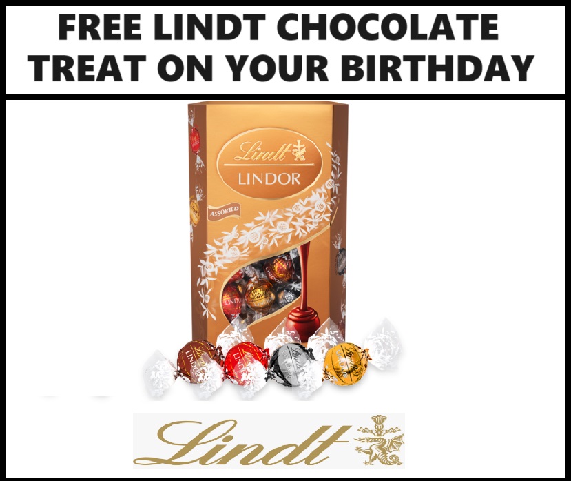 Image FREE Lindt Chocolate Treat on Your Birthday