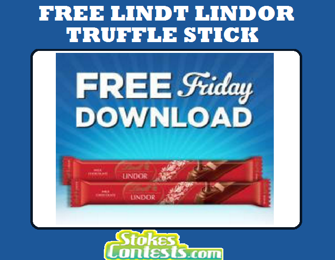 Image FREE Lindt Lindor Truffle Stick TODAY ONLY!