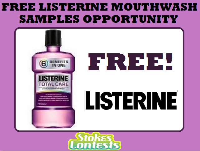 Image Listerine Mouthwash Samples Opportunity